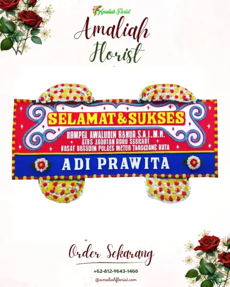 Papan Bunga Ucapan Selamat Paluhombo